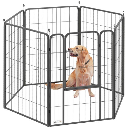 Pawhut six panel - dog, playpen