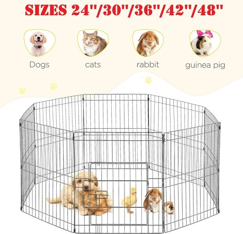 Dog pet pen panel metal - dog,