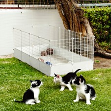 24 Panels Dog Pen Pet Puppy