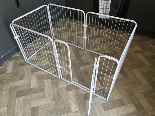 White metal indoor - dog, playpen