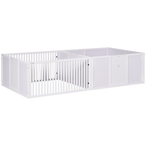 Pawhut wooden dog pen pet - pawhut,